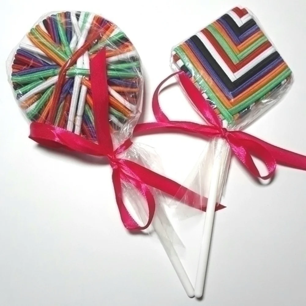 Ponytail Holder Lollipops Duo